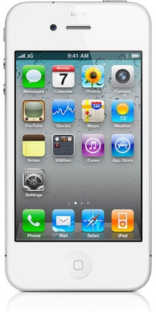 Смартфон APPLE iPhone 4 8GB White - Кропоткин