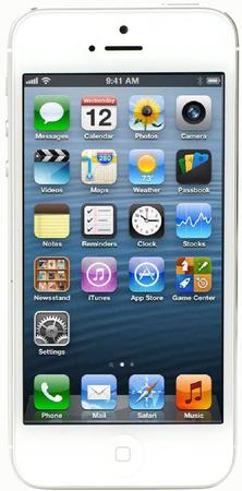 Смартфон Apple iPhone 5 32Gb White & Silver - Кропоткин