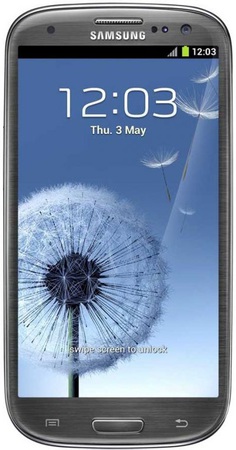 Смартфон Samsung Galaxy S3 GT-I9300 16Gb Titanium grey - Кропоткин